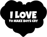 Discover i love to make boys cry girl cute gift hipster T-Shirts