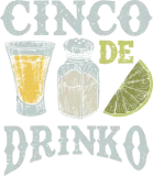 Discover Cinco De Mayo Cinco De Drinko Mexican Fiesta Men s T-Shirts