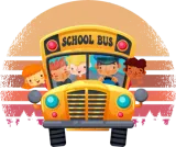 Discover Retro Yellow School Bus for School Bus Driver and T-Shirts
