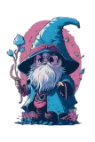 Discover Cute magic fantasy wizard T-Shirts