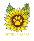 Discover Yellow Sunflower Floral Doodle Mom Goldendoodle T-Shirts