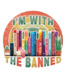 Discover I'm With The Banned Vintage Book Lover Reader Read T-Shirts