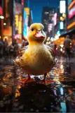 Discover Happy Yellow Duck - Cute in Times Square T-Shirts