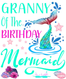 Discover Granny Birthday Mermaids T-Shirts Matching Family
