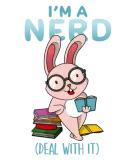 Discover Cute Nerd Bunny Reader Book Lover T-Shirts