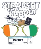 Discover Straight Trippin' Ivory Vacation Tour Travel Trip T-Shirts