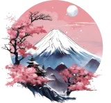 Discover Mount Fuji Sakura T-Shirts