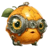 Discover Dystopian Steampunk Orange Fruit Face... T-Shirts