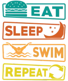 Discover Eat Sleep Swim Repeat T-Shirts