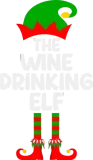 Discover Wine Drinking Elf Matching Family Group Christmas T-Shirts