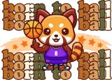 Discover Cute Red Panda Basketball Player Basketball T-Shirts