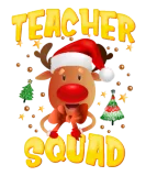 Discover Christmas Xmas Teacher Squad Reindeer T-Shirts