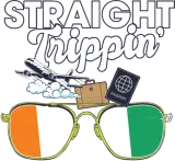 Discover Straight Trippin' Ivory Vacation Tour Travel Trip T-Shirts