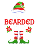 Discover Elf Family Matching Christmas Party Office Bearded T-Shirts