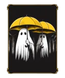 Discover Vintage floral ghost halloween ghost in the forest T-Shirts