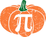 Discover Distressed Pumpkin Pi Math Teacher Haloween T-Shirts