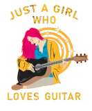 Discover Just A Girl Who Loves Guitar T-Shirts