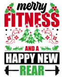 Discover Gym Workout Merry Fitness Happy New Rear T-Shirts