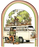 Discover Earth Day Hippie Van Retro T-Shirts