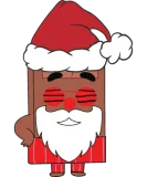Discover Choco Christmas Santa Claus Funny Santa Face T-Shirts