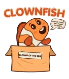 Discover Clownfish Clown Of Sea Funny Fish Cute Coral Reef T-Shirts