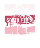 Discover South Beach Florida Vacation Souvenir Abstract T-Shirts