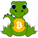 Discover Cartoon Baby Dragon Holding Bitcoin T-Shirts