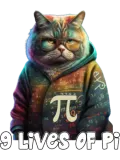 Discover Pi Day Cat Funny Cute Math Science Teacher Cat T-Shirts