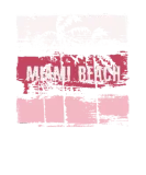 Discover Miami Beach Florida Vacation Souvenir Abstract T-Shirts