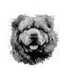 Discover Chow Chow dog head portrait animal T-Shirts