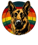 Discover German Shepherd Funny Dog Vintage Retro German T-Shirts