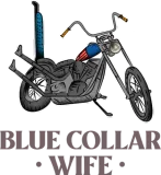 Discover Blue Collar Wife Motorcycle T-Shirts
