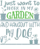 Discover Gardening T-Shirts Dog Lover Gardener Garden Pet Plants