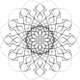 Discover Black spirograph mandala of Faith T-Shirts