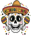 Discover Cinco De Mayo Skull Sombrero Fiesta Mexican Men Wo T-Shirts