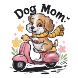 Discover DOG MOM PINK SCOOTER T-Shirts