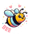 Discover Beelessed Bee Cartoon Bee Christian Blessed T-Shirts