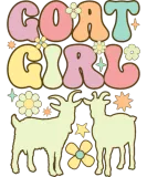 Discover Goat Girl Groovy Goat Lovers Farmer T-Shirts