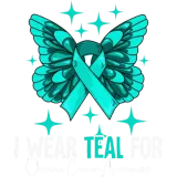 Discover I Wear Teal For Ovarian Cancer Awareness T-Shirts