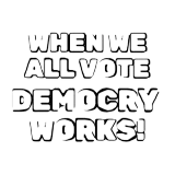 Discover WHEN WE ALL VOTE democracy workers T-Shirts