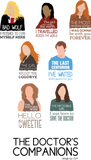 Discover Doctor Who Companions (alternate version) T-Shirts