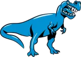 Discover Dinosaur T-Rex Tyrannosaurus Rex aggressive T-Shirts