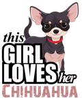 Discover this girl loves her chihuahua T-Shirts
