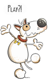 Discover Dancing Bull Terrier - Dog - Cartoon - Gift T-Shirts