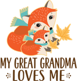 Discover Great Grandma Fox Grandchild Gift T-Shirts