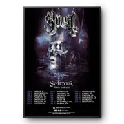 Ghost Skeletour 2026 World Tour Metal Concert Poster Print