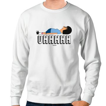 Discover Bob's Burgers Uhhh Tina Lying On Floor Sweatshirts