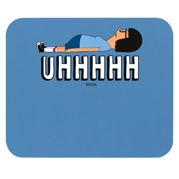Discover Bob's Burgers Uhhh Tina Lying On Floor Mouse Pads