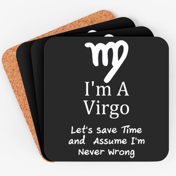 Discover I'm A Virgo Zodiac Coaster
