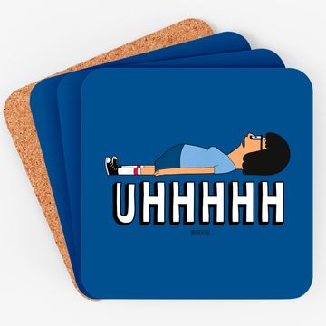 Discover Bob's Burgers Uhhh Tina Lying On Floor Coasters